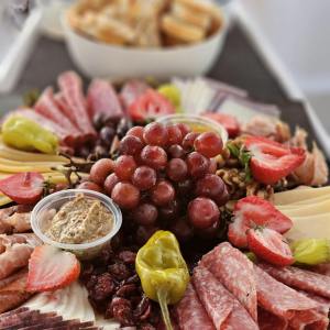 a plate of food on a table