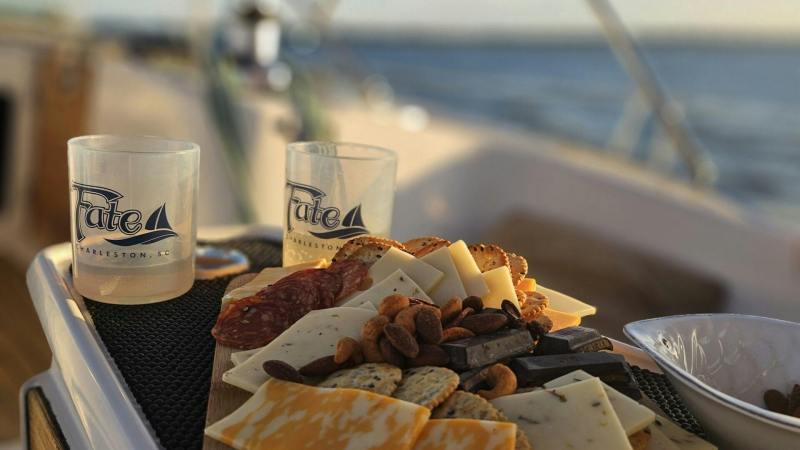 a tray of food on a table