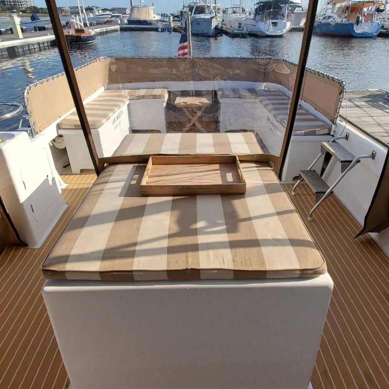 a boat sitting on top of a table